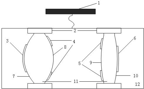 A kind of lightweight zoom telescopic glasses