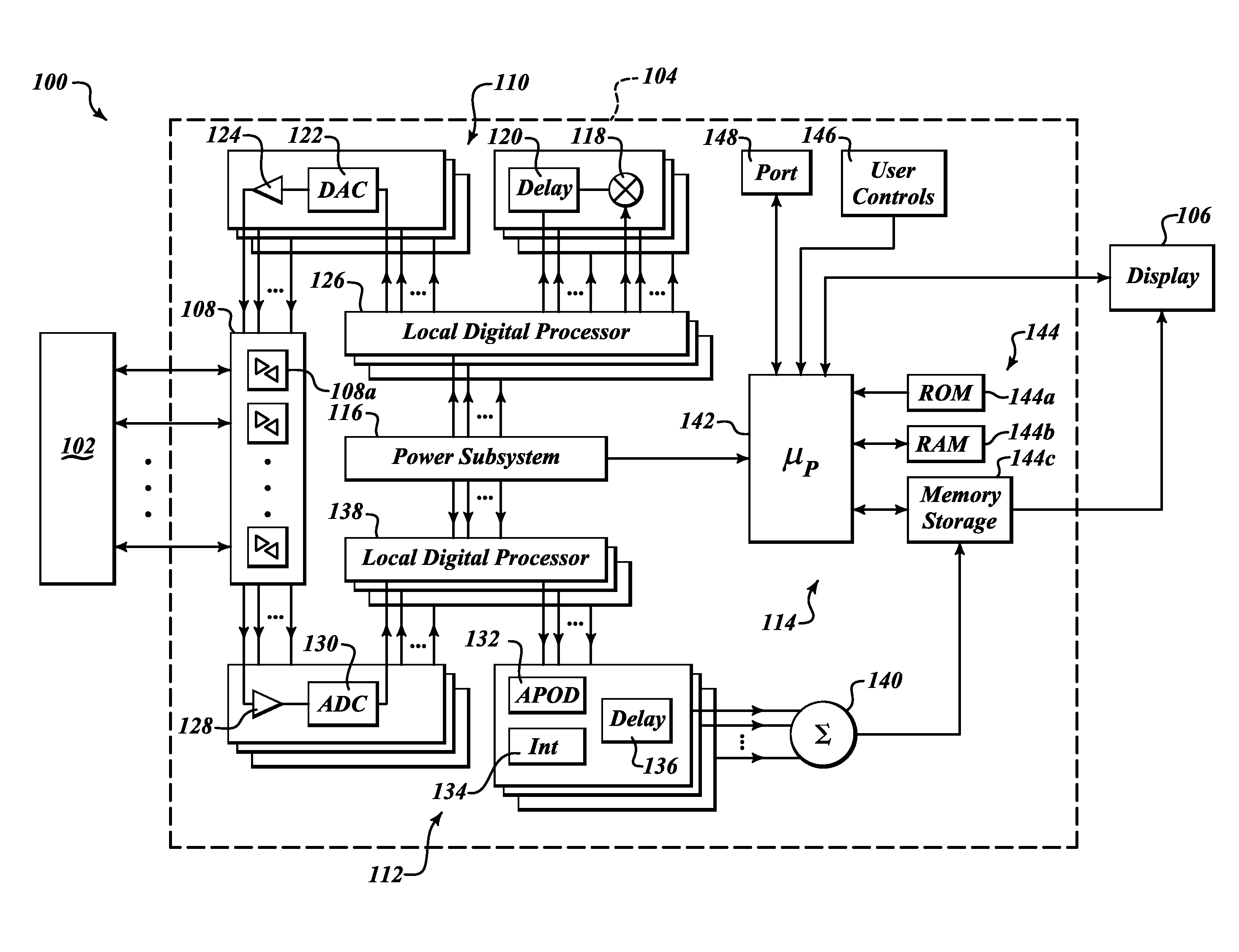 Ultrasound imaging system and method with automatic adjustment and/or multiple sample volumes