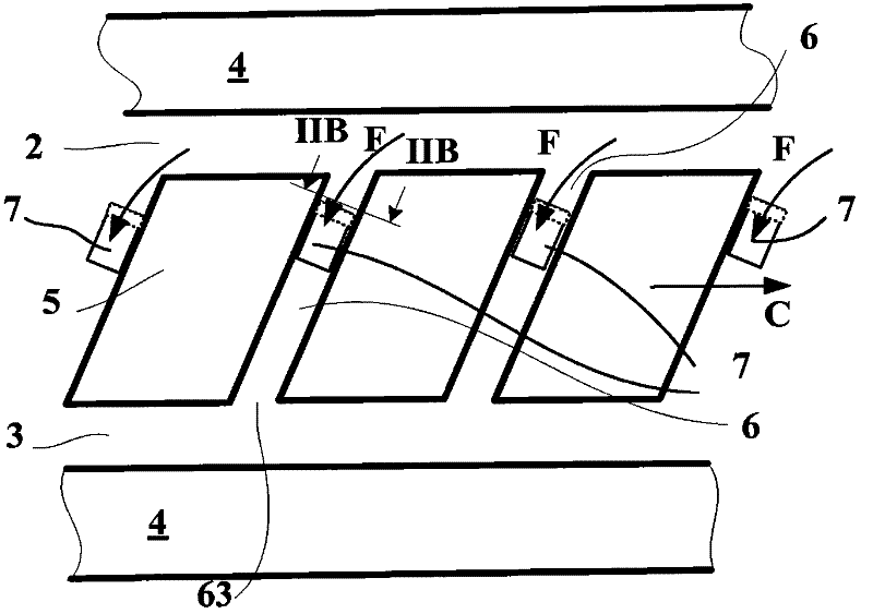 Sound suppressing device for tire tread