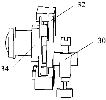 A lens position fine-tuning device for a multi-lens panoramic camera