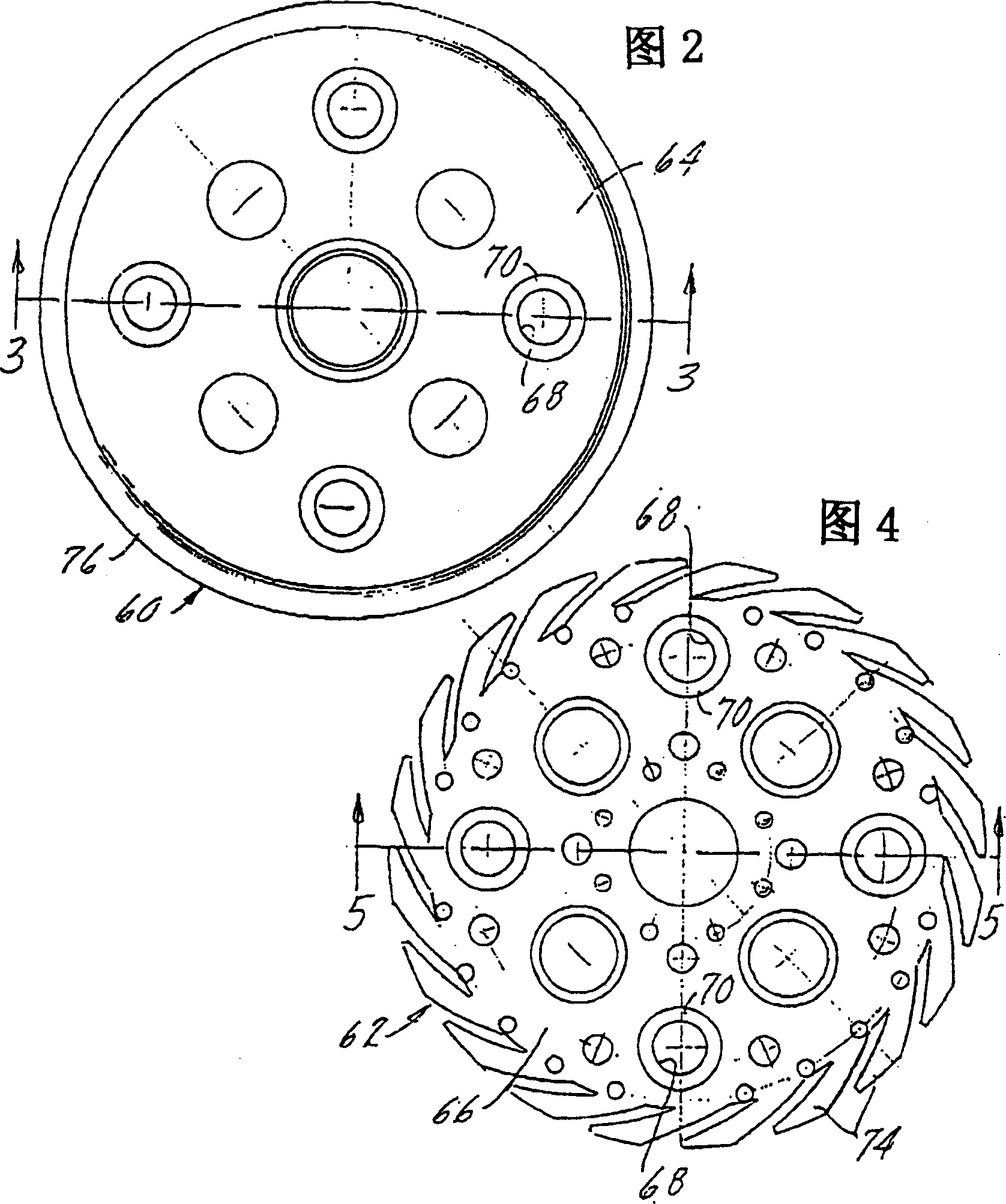 Lip sealing device for piston flushing valve