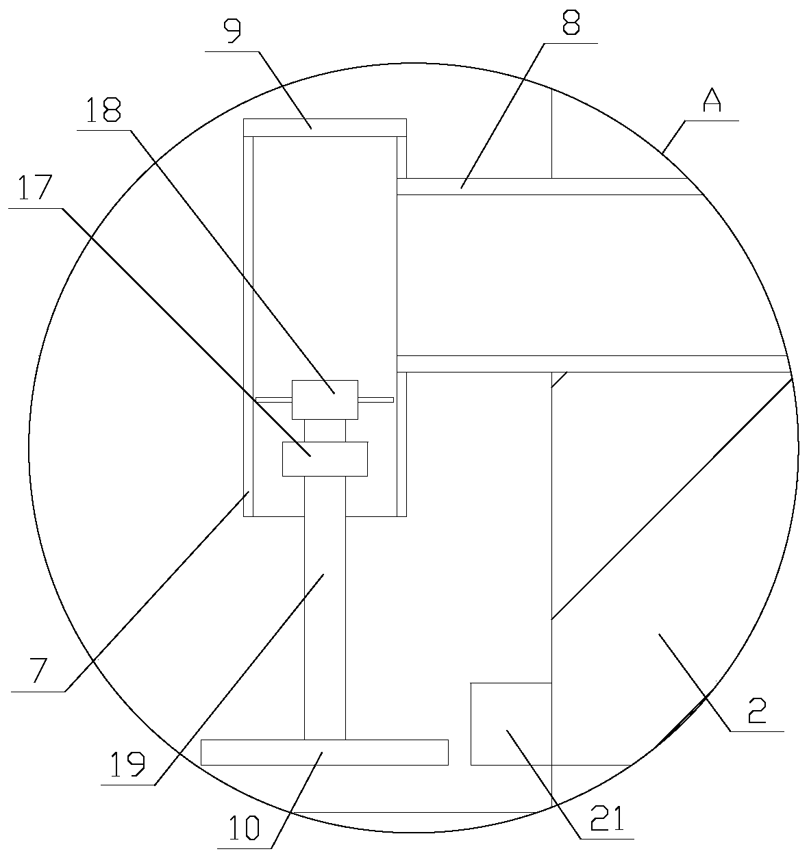 Protective solar power supply system with high power generation efficiency