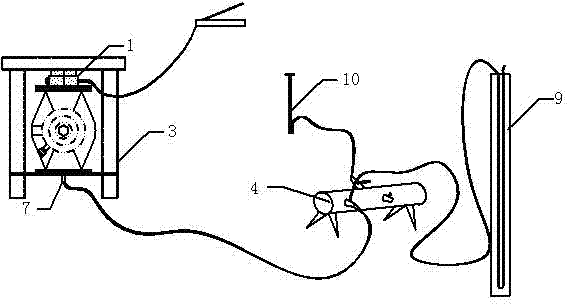 Coke oven heating gas pipeline pressure test device and method