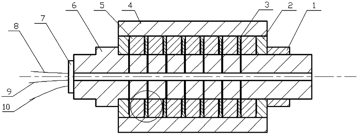 Sectionalized flexible roll convexity regulation and control roller