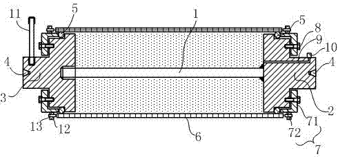 A jig for finishing machining of ultra-thin shaft parts