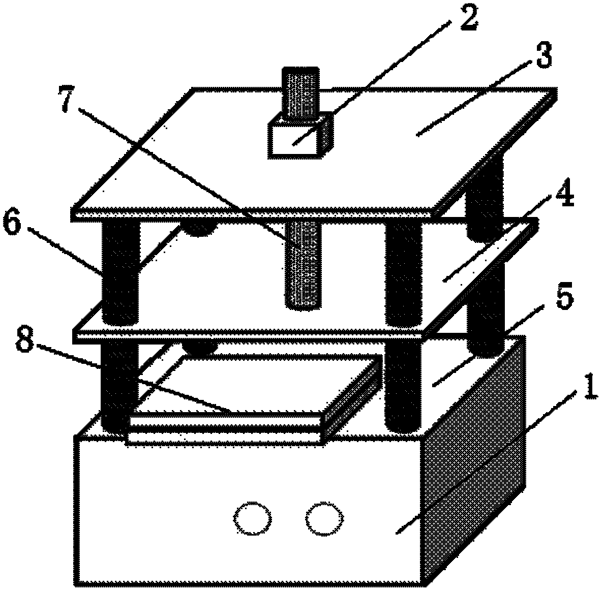 Cell phone key pressing device