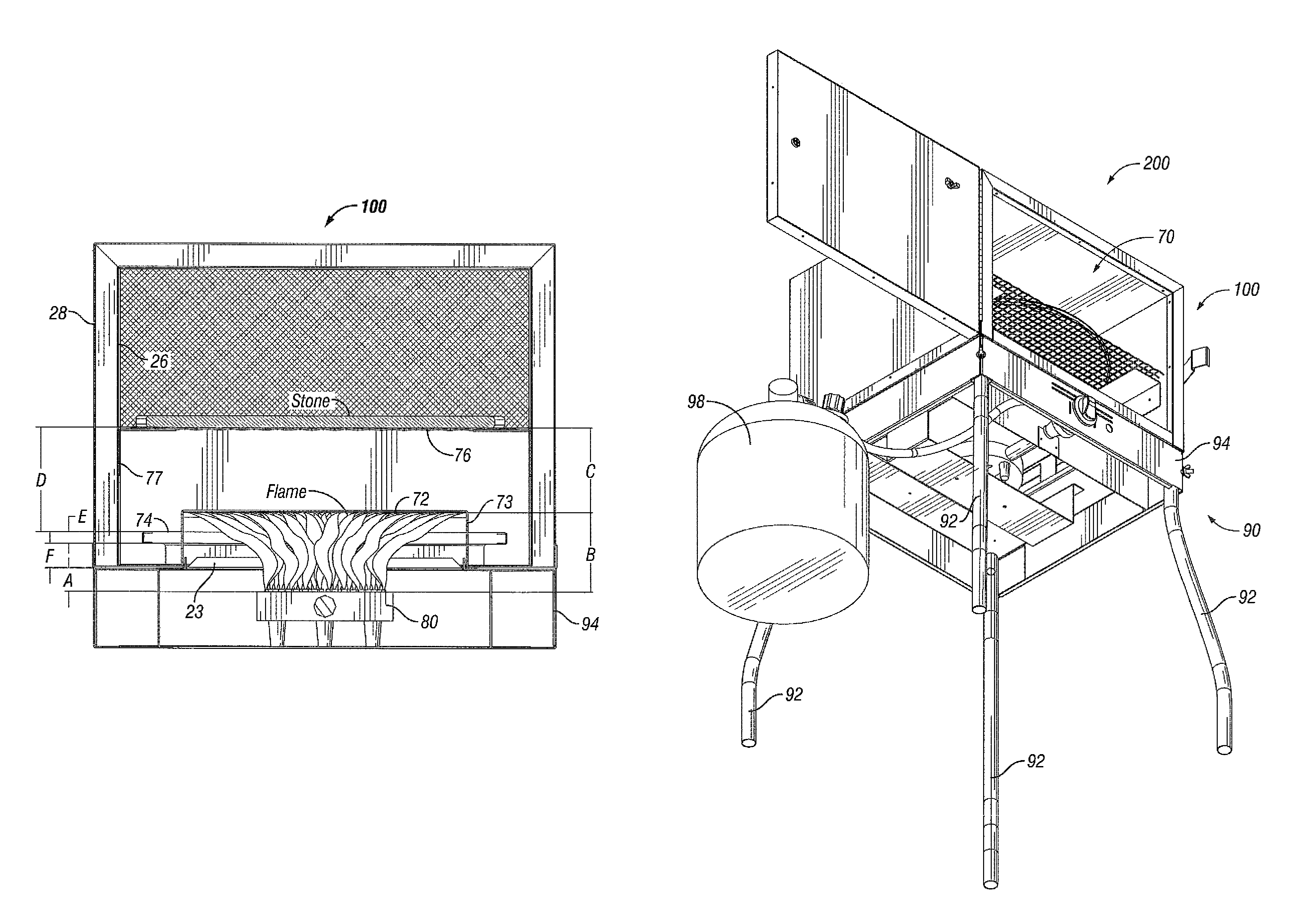 Outdoor oven and cooking system