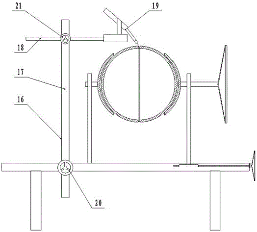 Hollow bolt ball welding tool