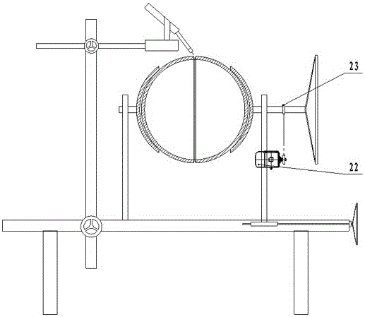 Hollow bolt ball welding tool