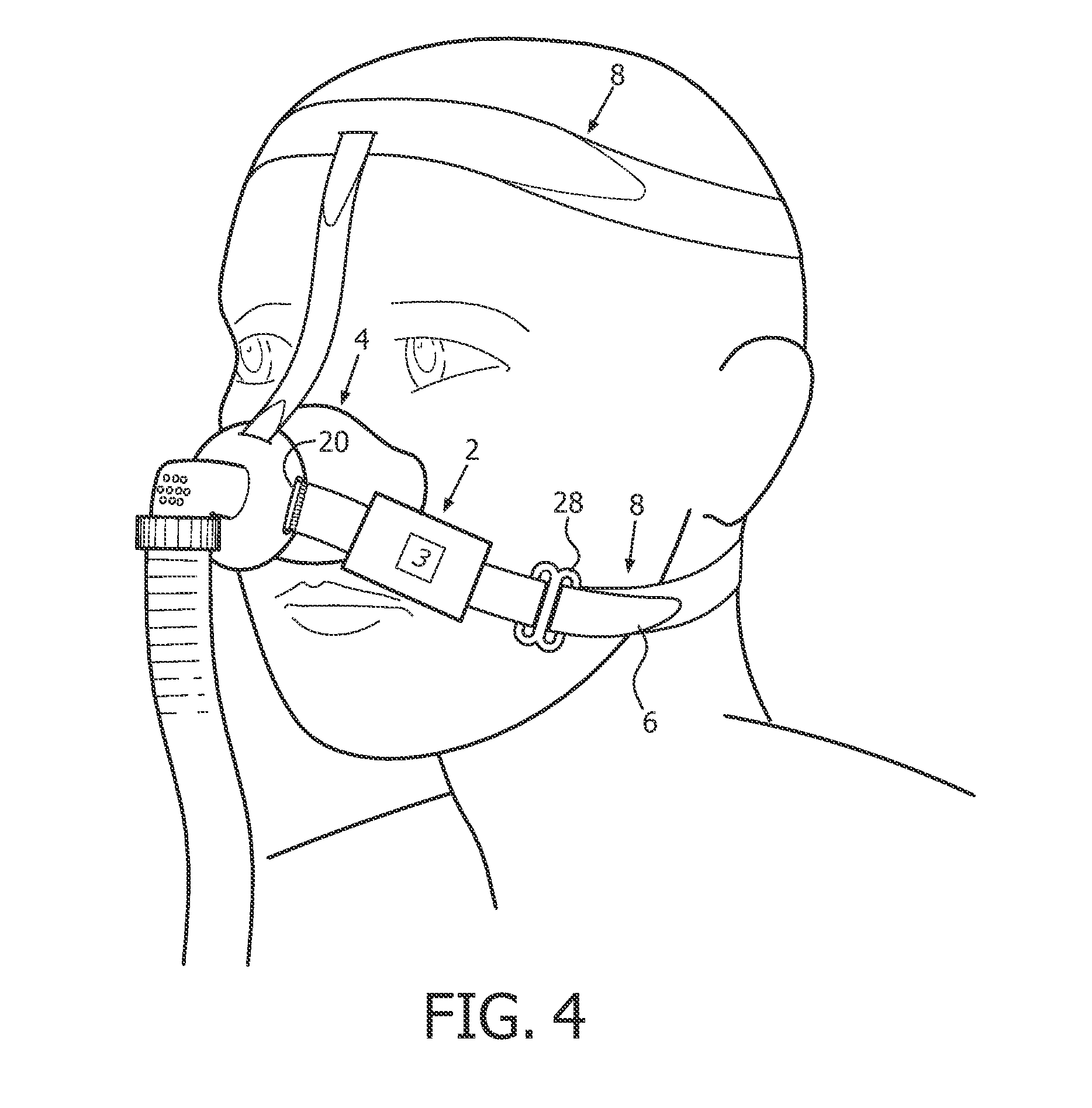 Strapping force indicator accessory