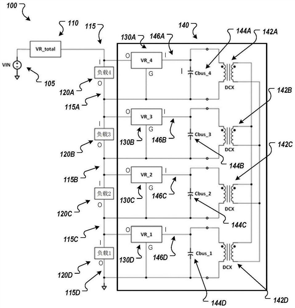 Power balancer for series-connected load zones of integrated circuit