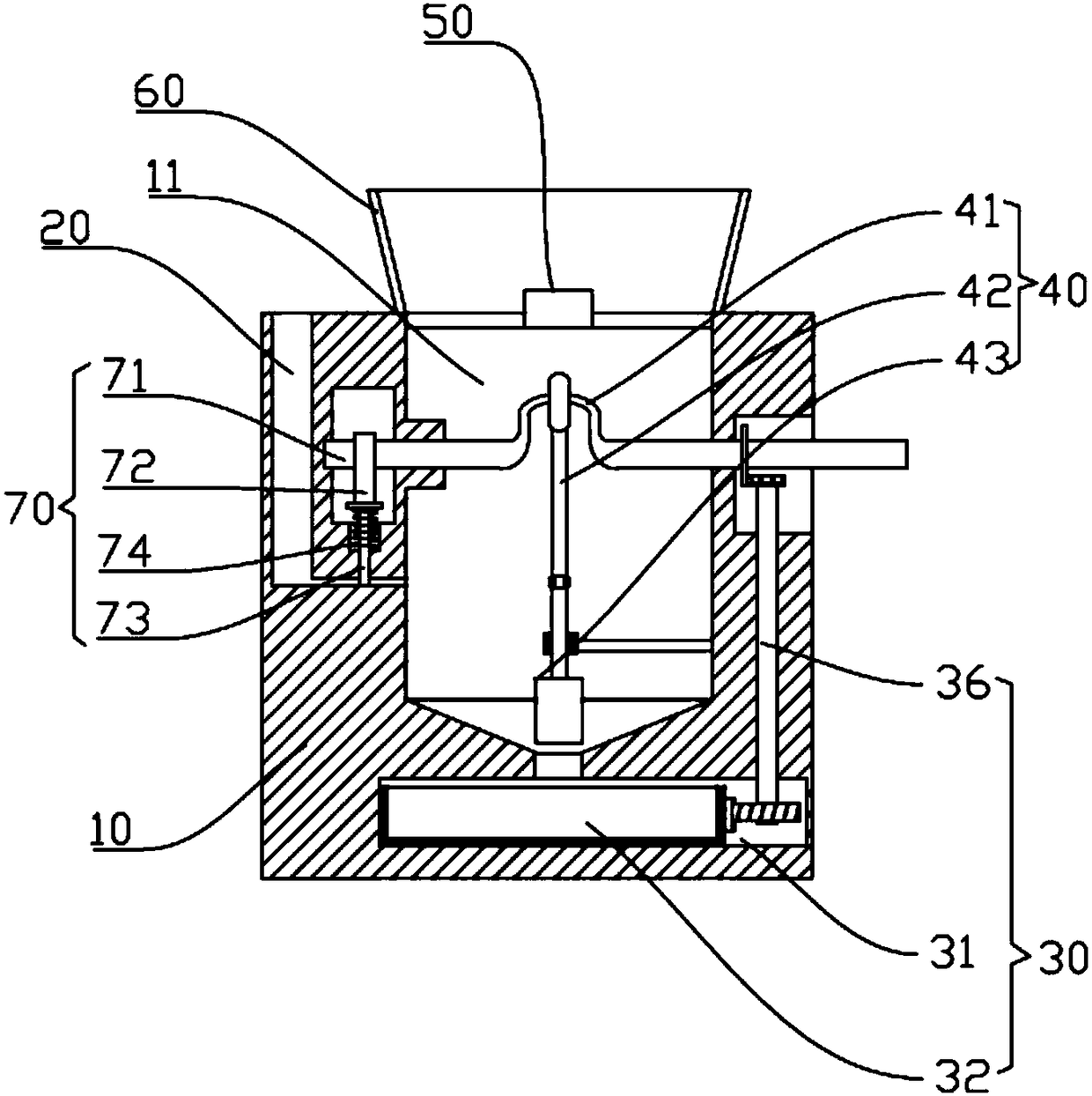 Incense burner capable of recycling and processing incense ash