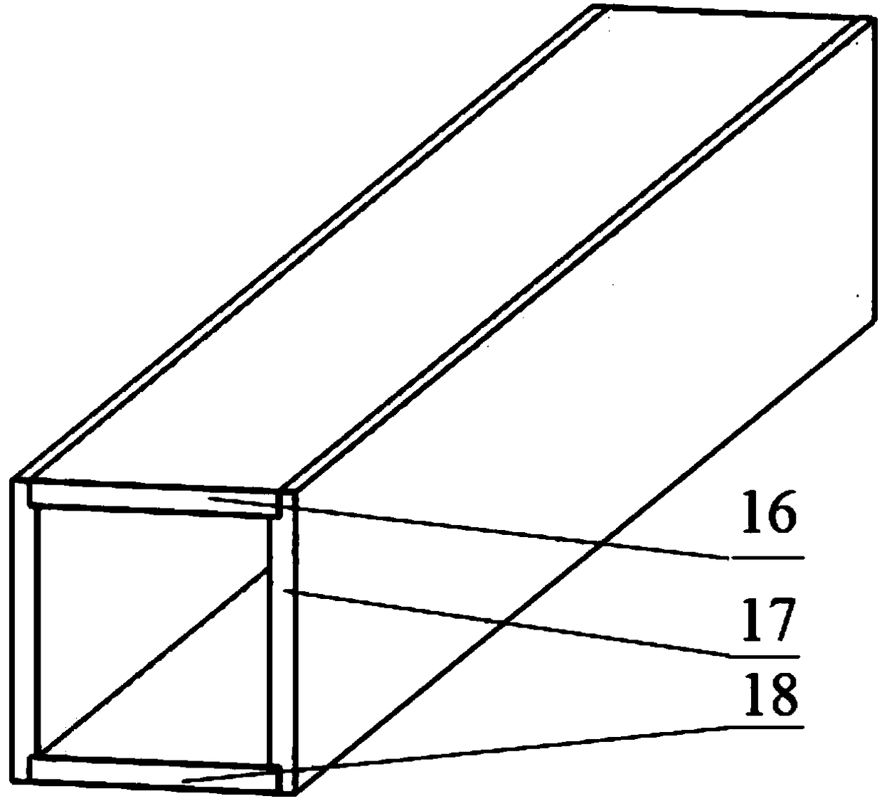 Test device and test method for exploring surface drag reduction mechanism