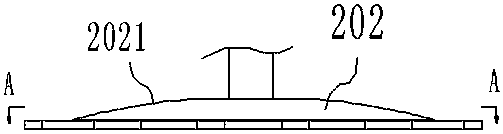 Machining device used for automatic partitioning