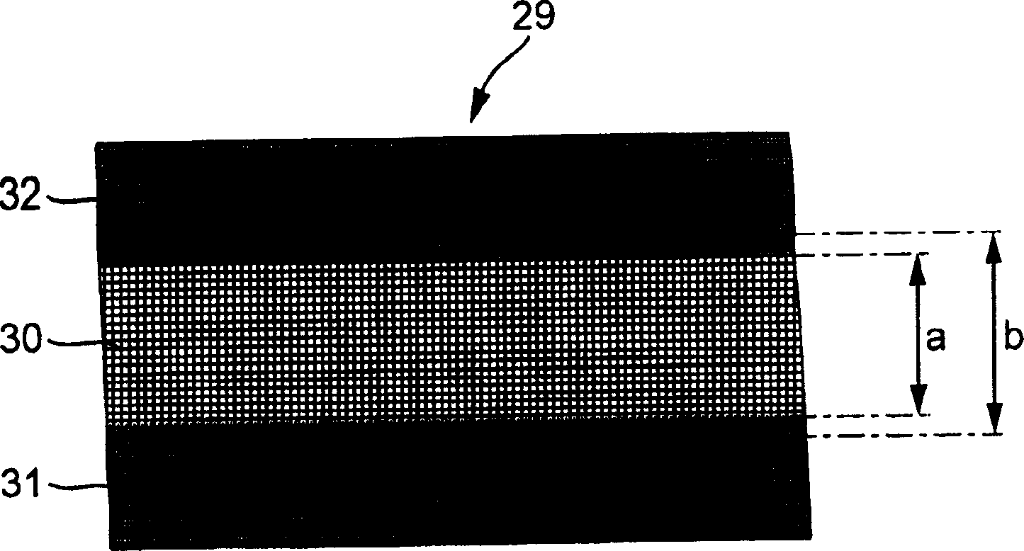 Transport belt for transporting fibre bundle for compacting