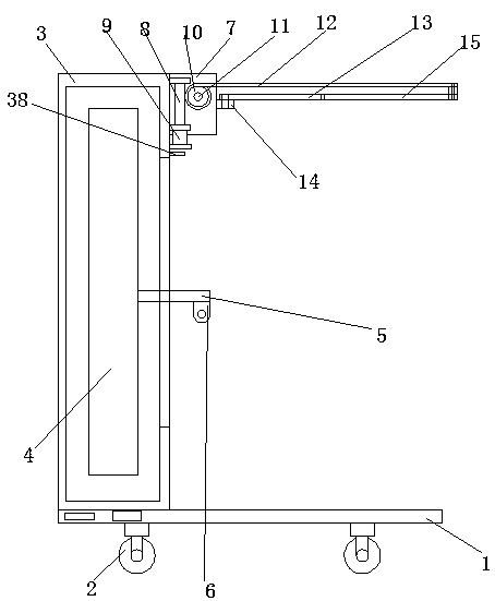 Optical-electro-mechanical integrated clothes hanging device