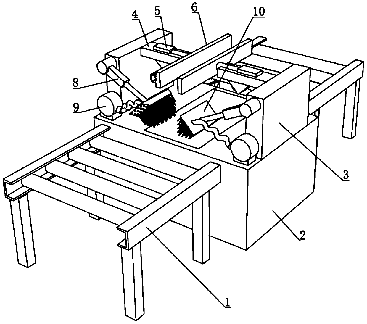 Full-automatic one-step forming system for assembly-type building steel beam