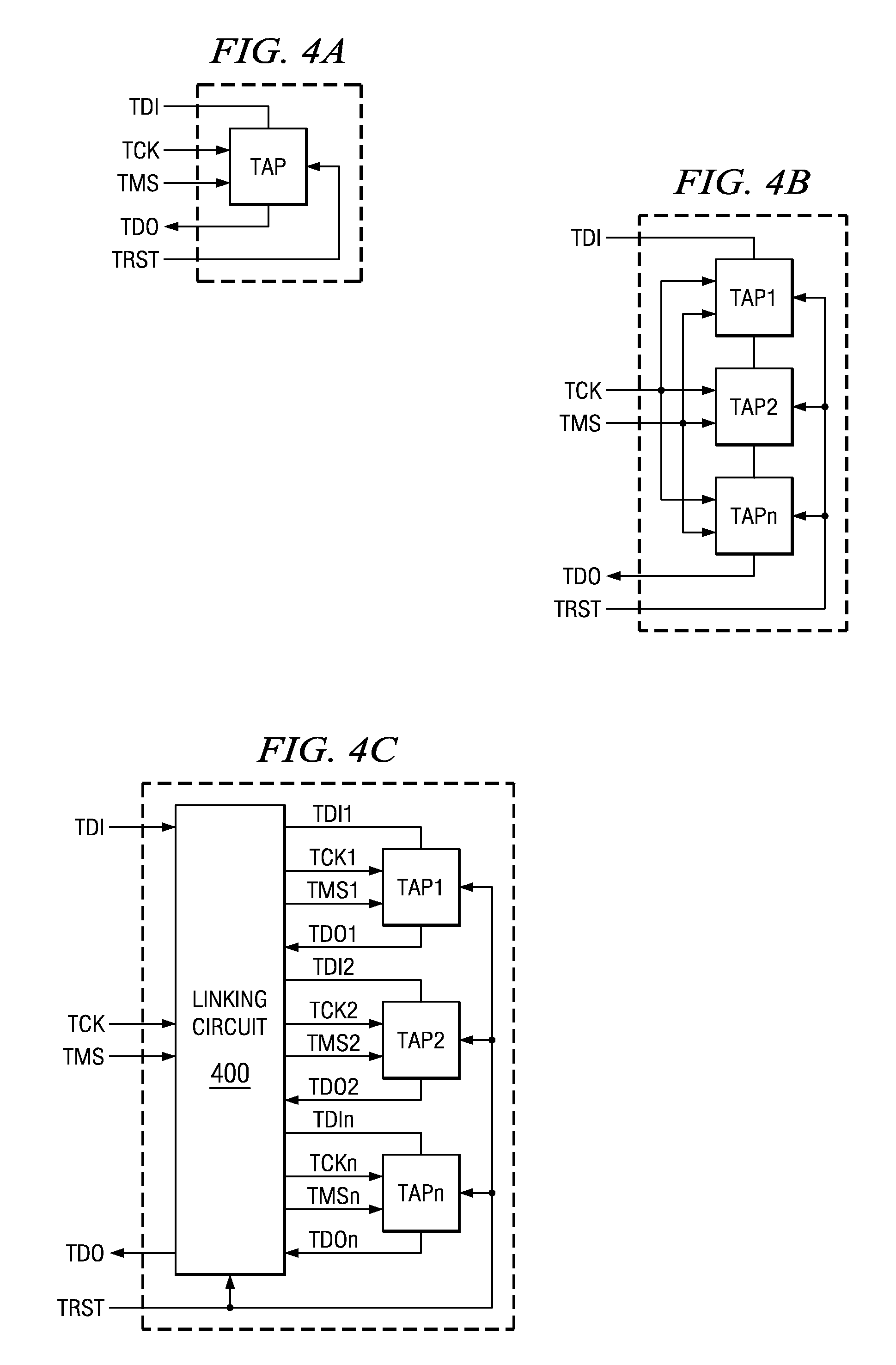 Selectable jtag or trace access with data store and output