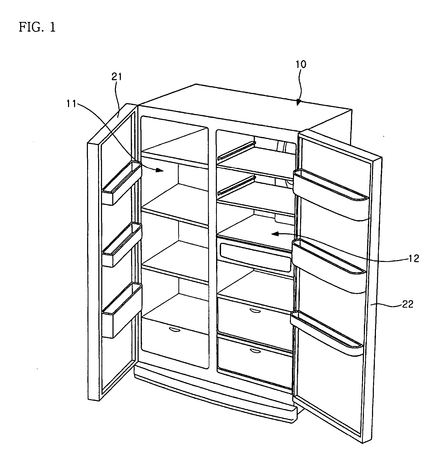 Refrigerator having height-adjustable door