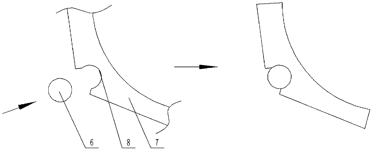 Welding deformation control method of titanium alloy thick plate