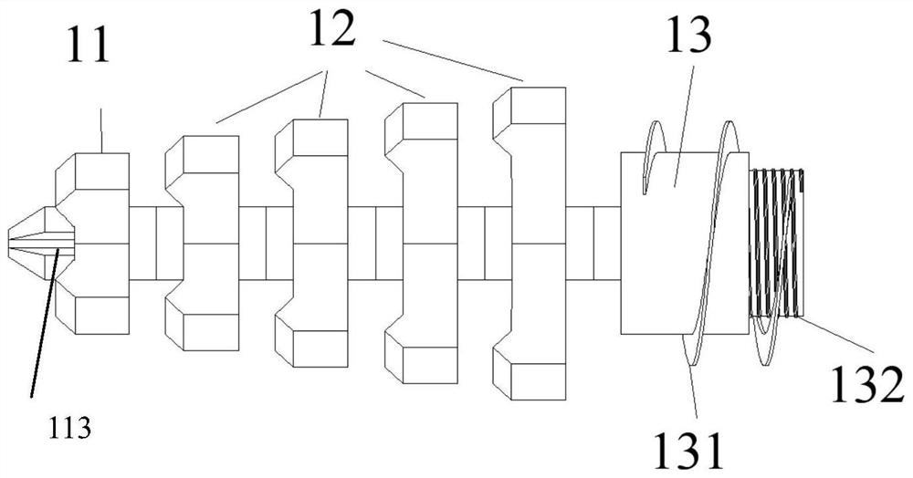 Variable pyramid type drilling powder discharging and pressure relieving method