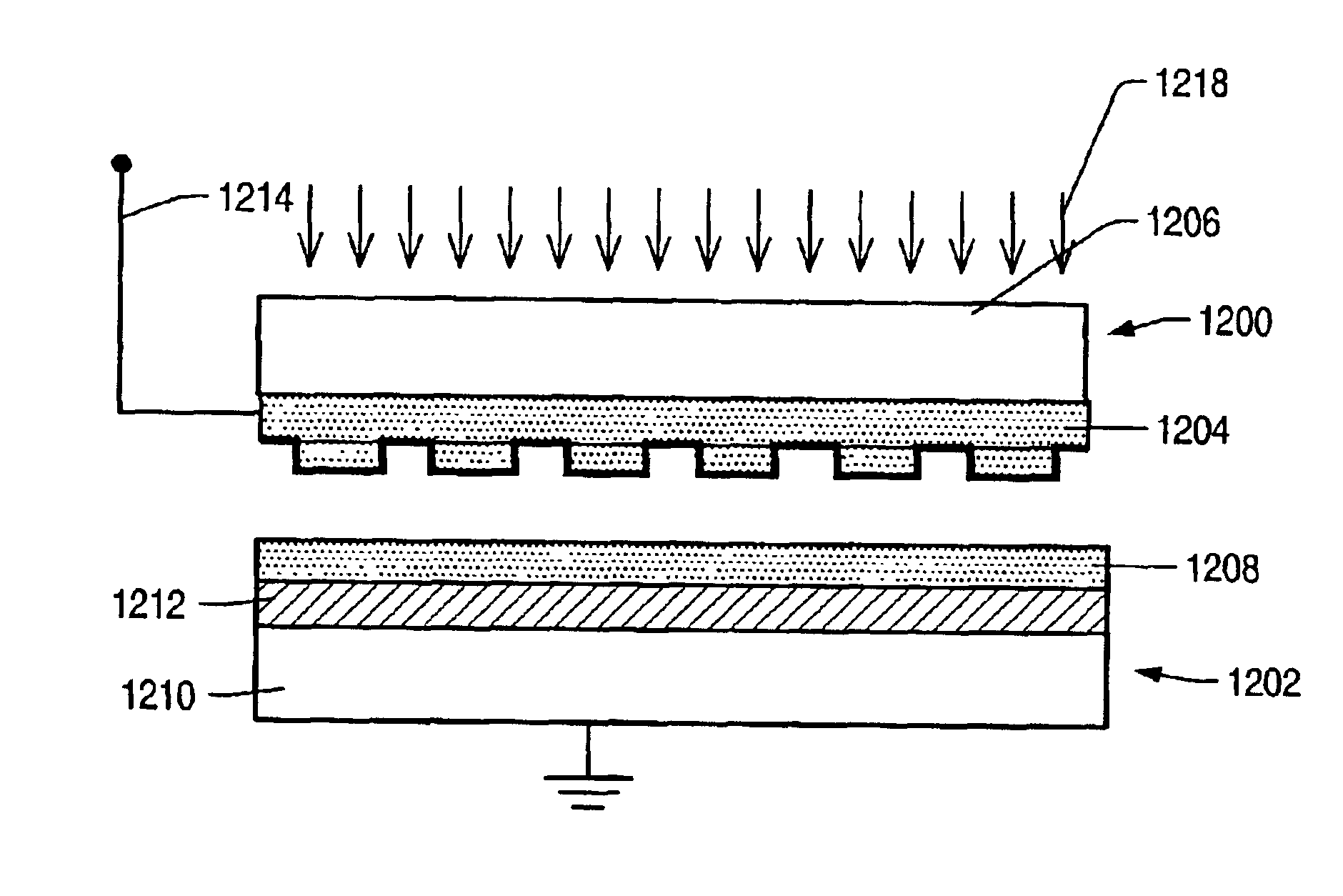 Method for imprint lithography using an electric field