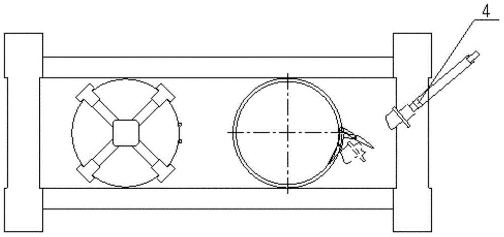 Packaging barrel automatic buckle device