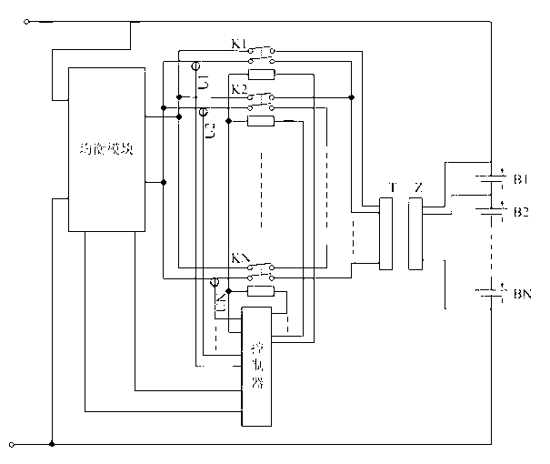 Battery pack charge-discharge balancing method, balancing device and maintenance device