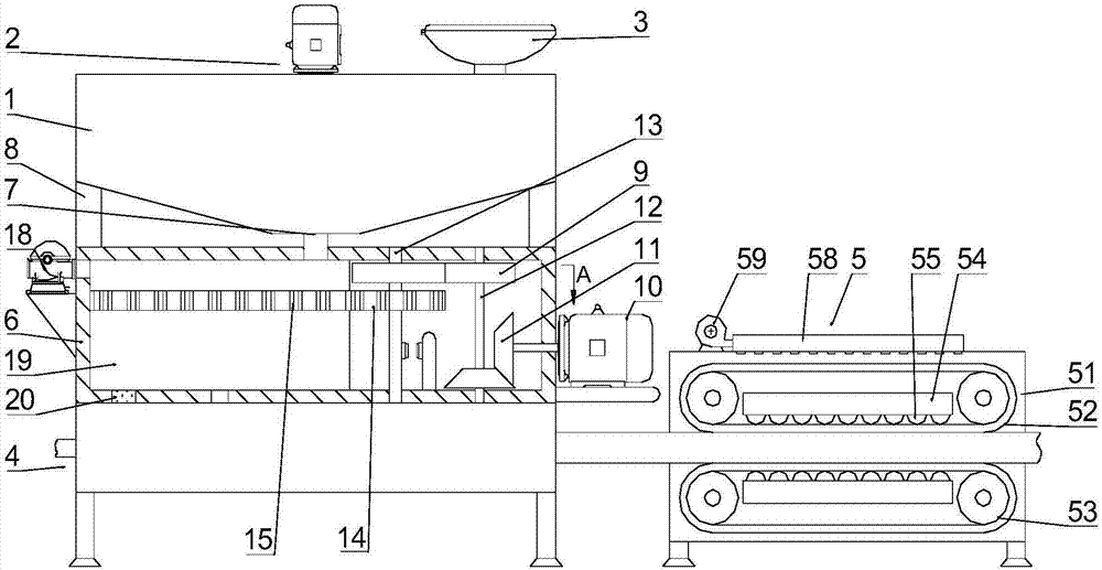 Building construction cable continuous extrusion molding machine