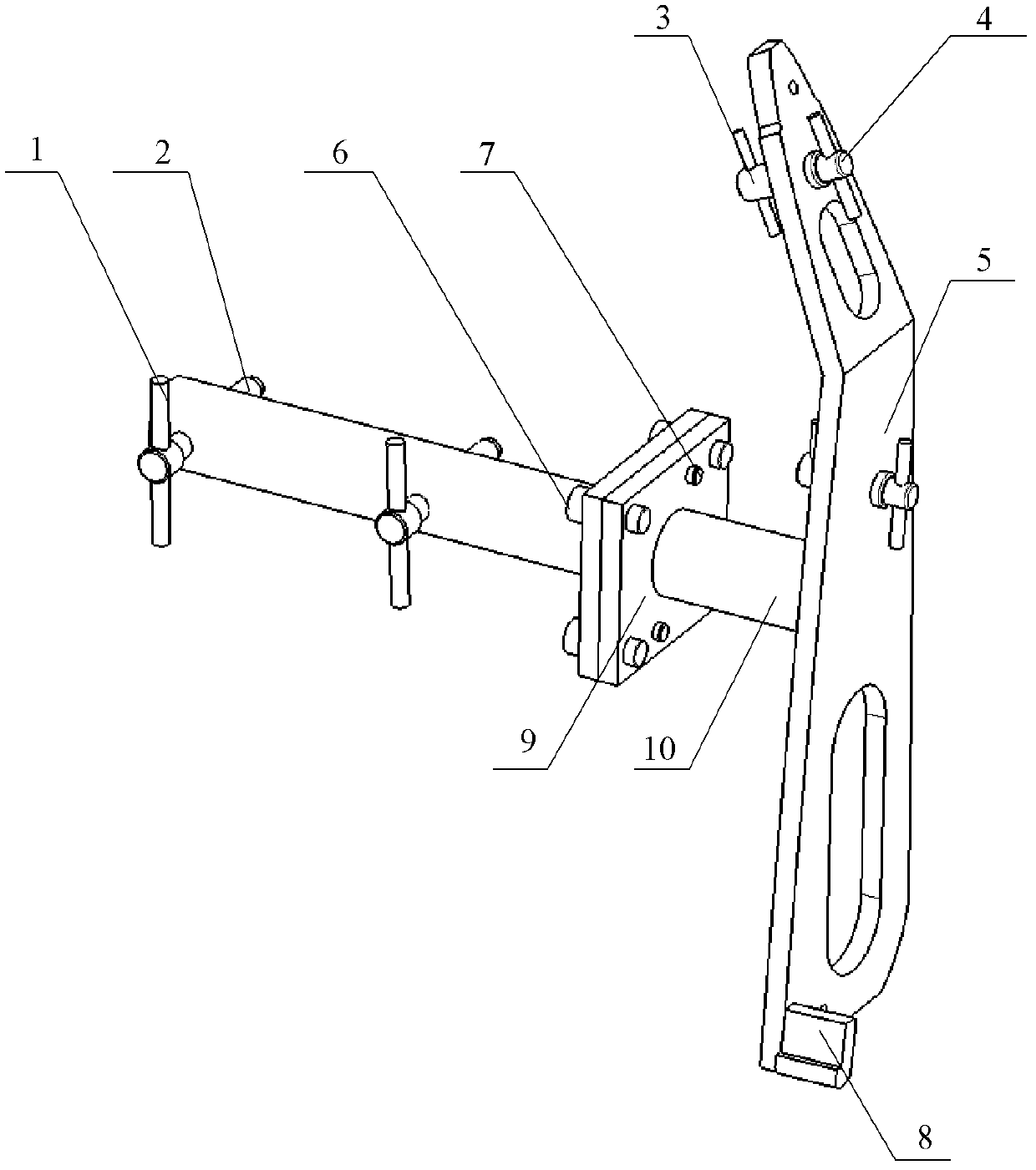 Outer front flap positioner