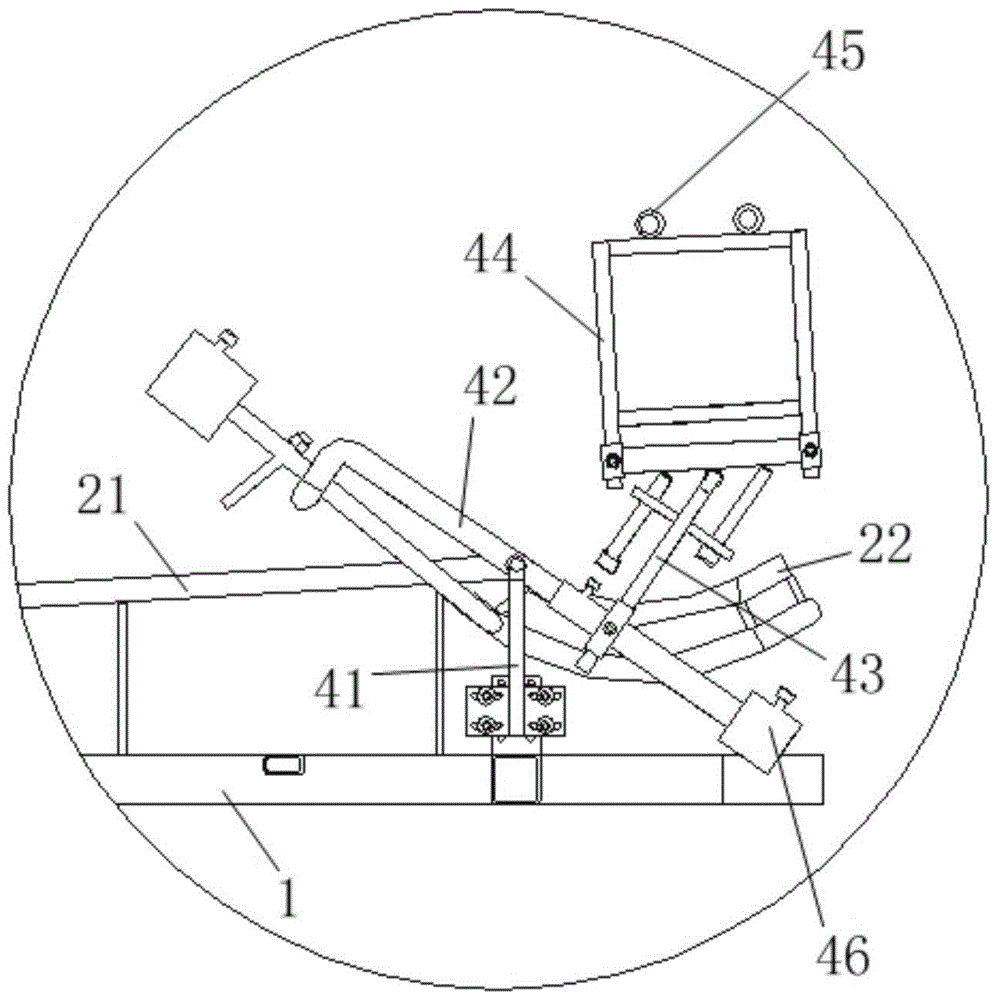 A kind of automobile glass baking and bending mold