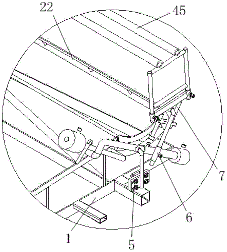 A kind of automobile glass baking and bending mold