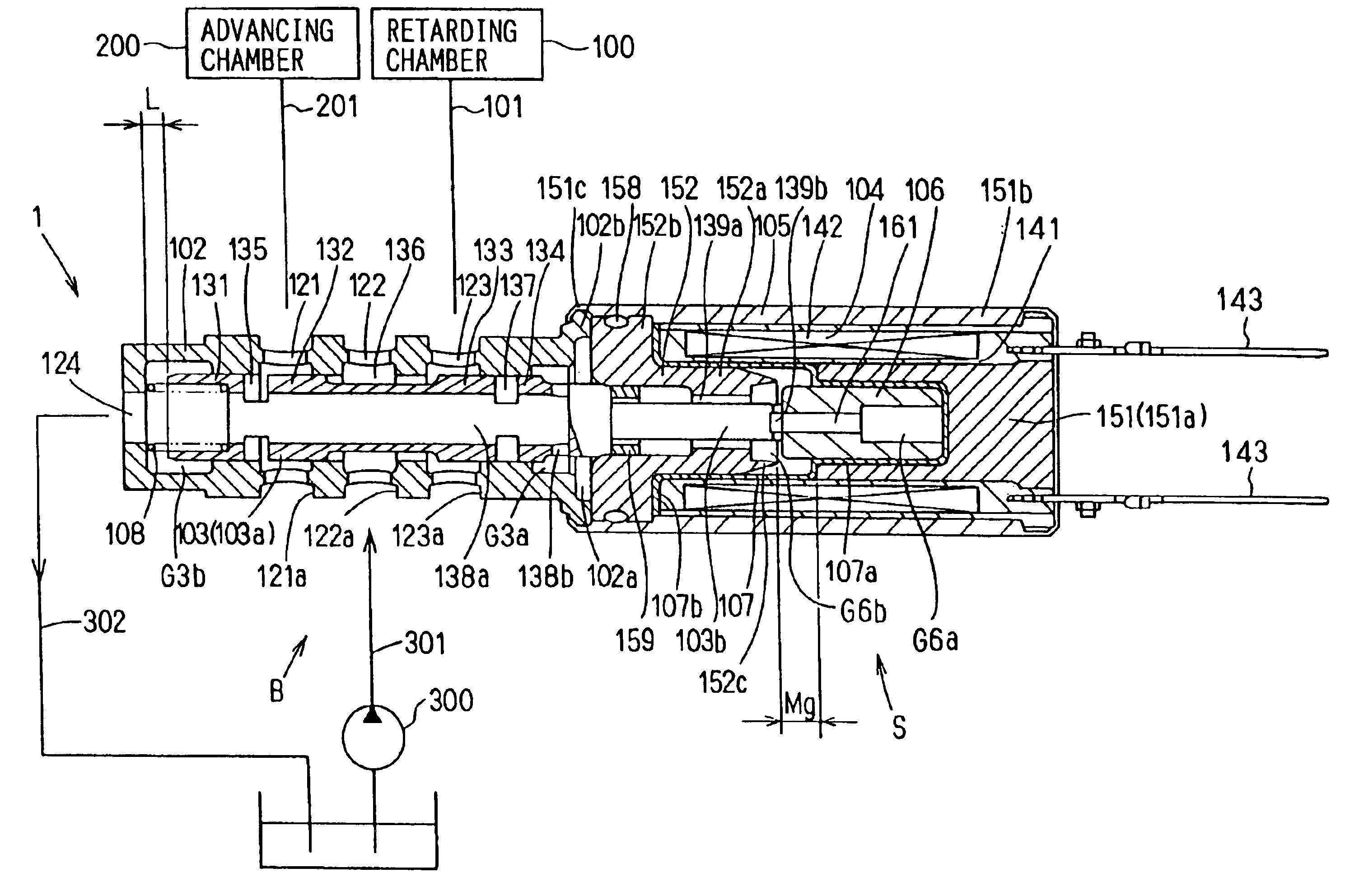 Solenoid valve with improved magnetic attractive force