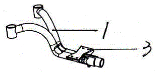 Large-wheel-diameter swinging, twisting and folding type three-wheel skateboard