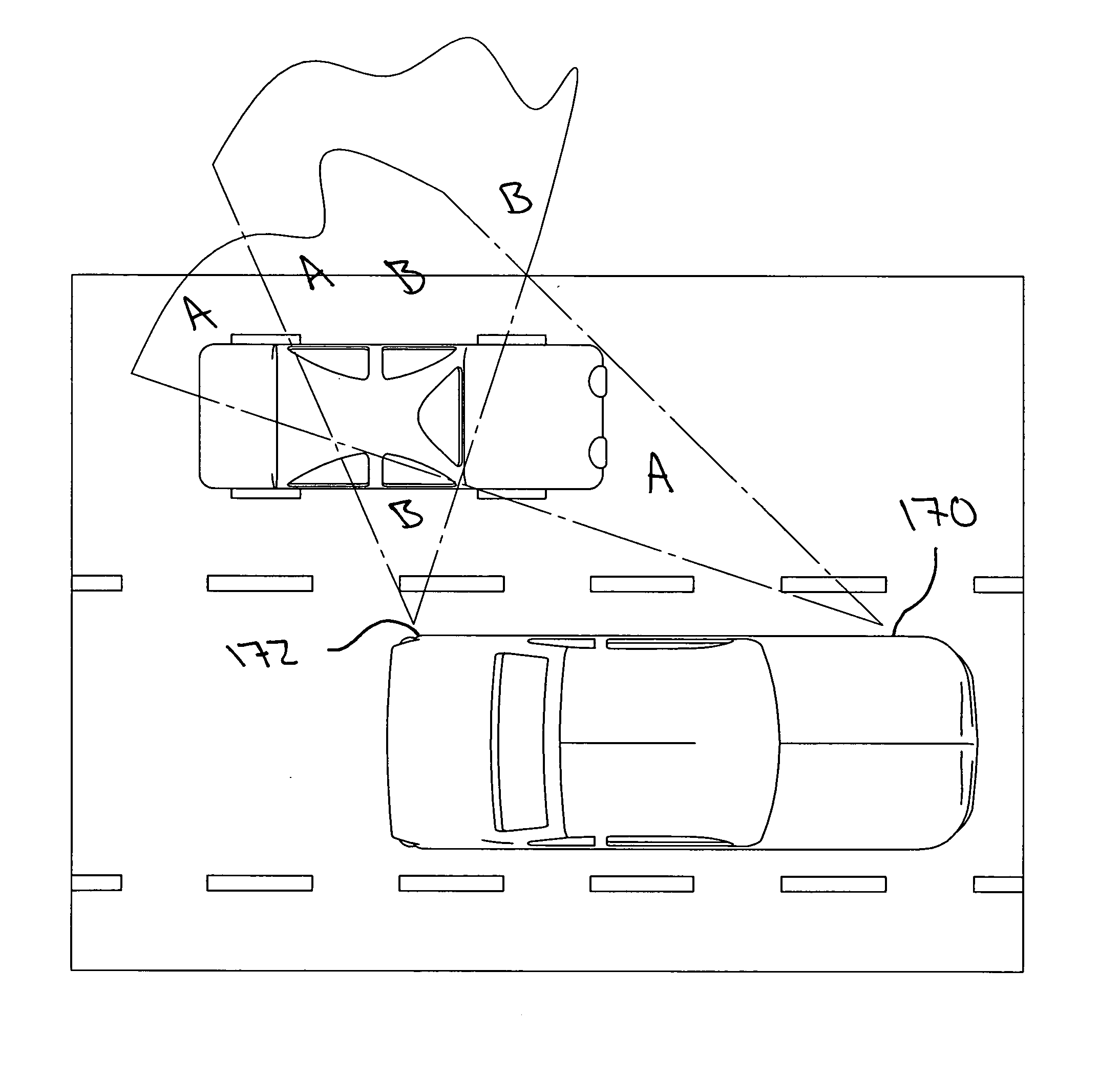 Collision detection and warning system for automobiles