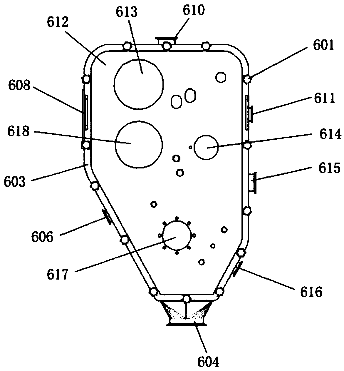 Dry-process granulating machine for anti-tumor medicines