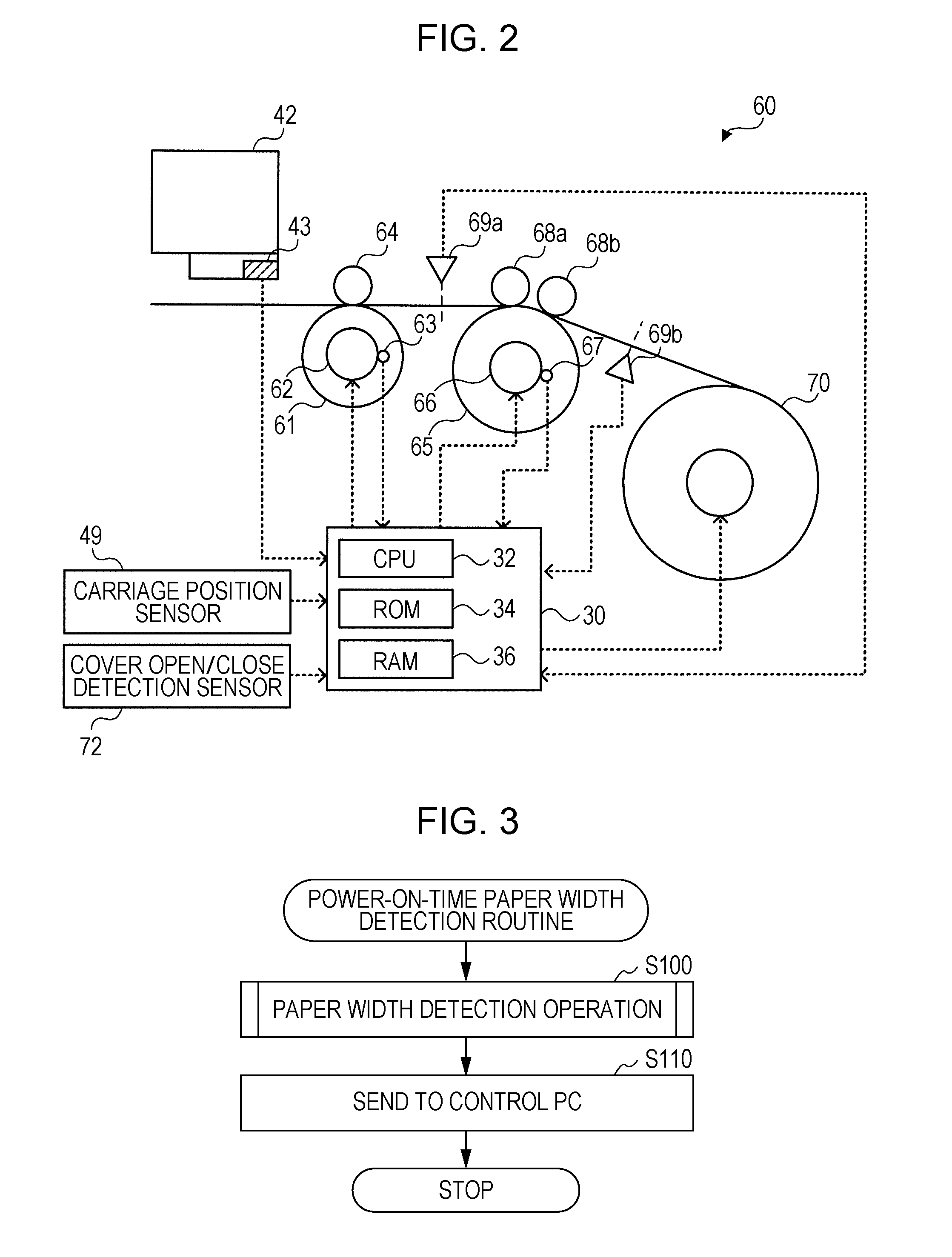 Transport device and image formation apparatus