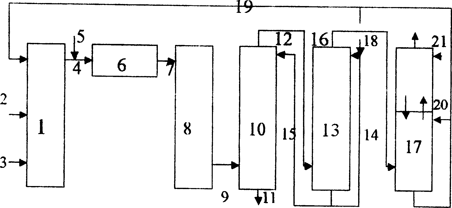 Method for producing low alcohol, high concentration formaldehyde