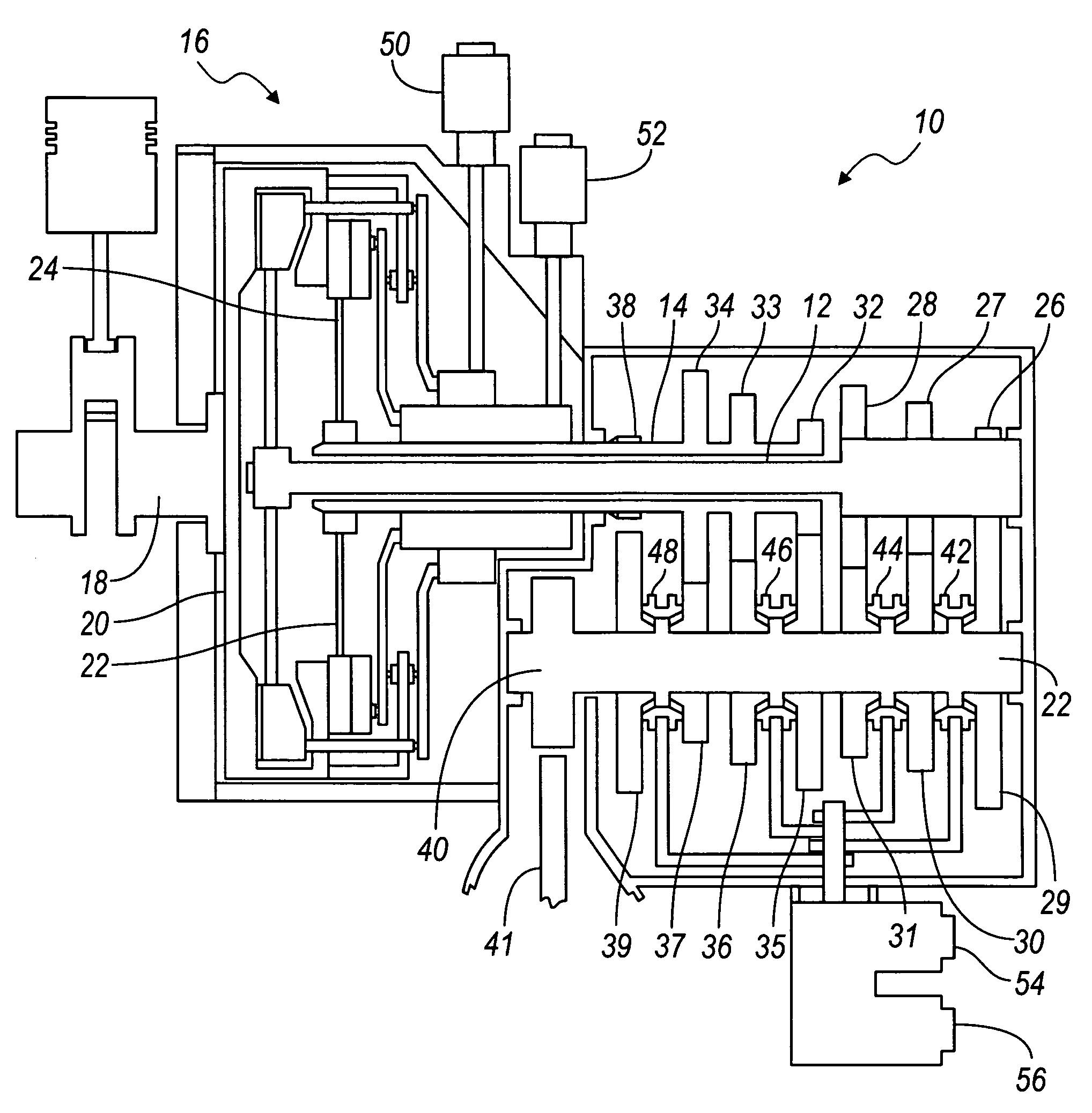 Control strategy for avoiding tip-in noise in a powershift transmission