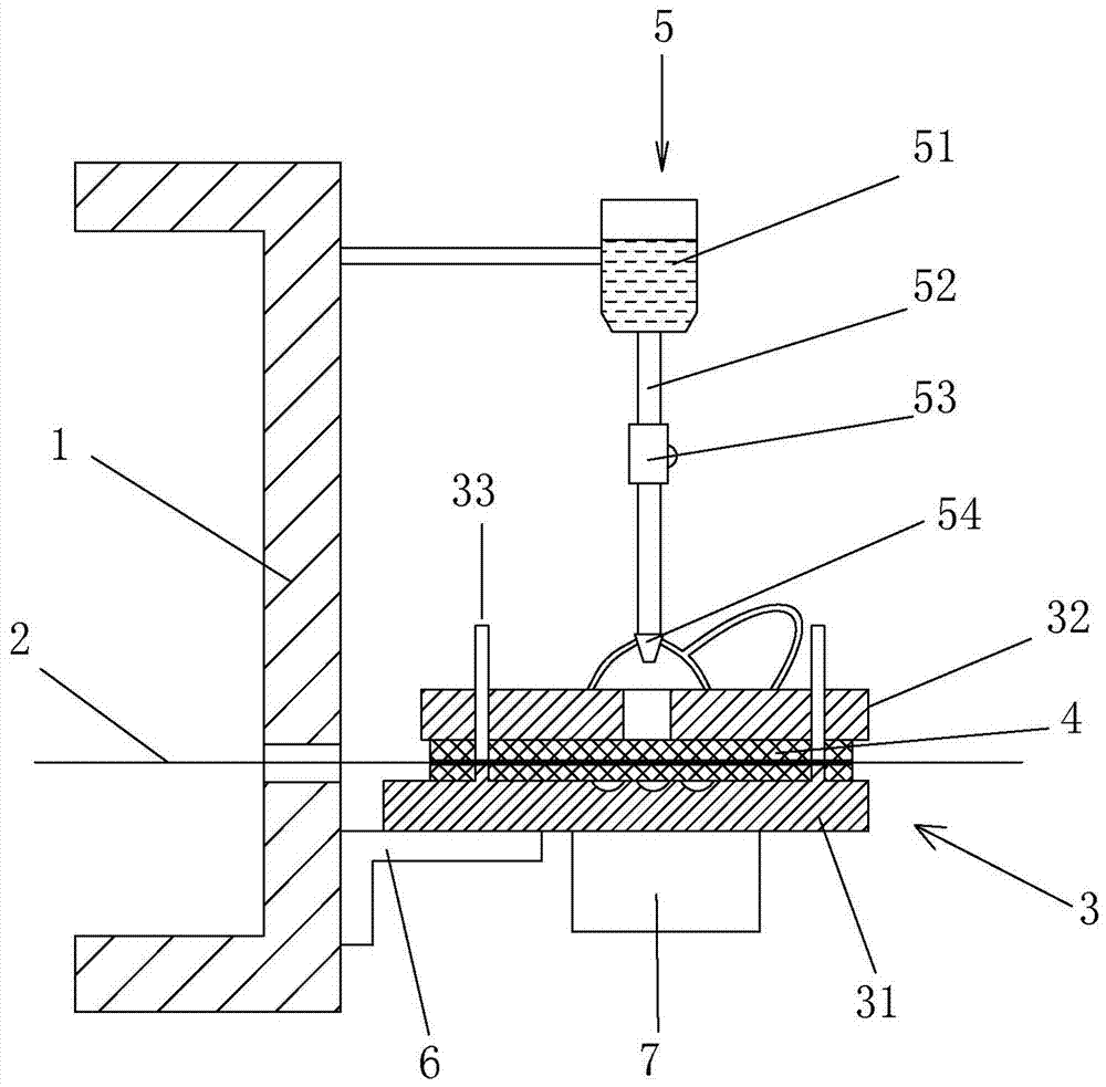 An anti-oxidation device for copper wire drawing and annealing