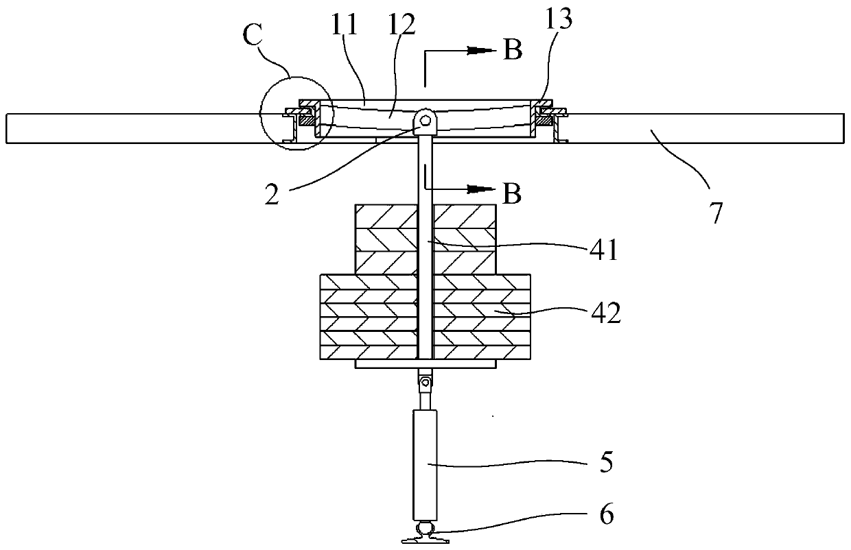 Guide-rail-type mass damper