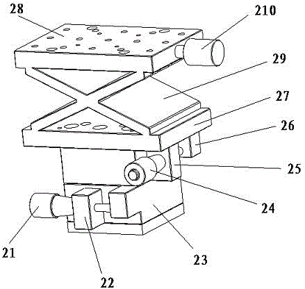 Triaxial adjusting mechanism for chuck double-station welding machine