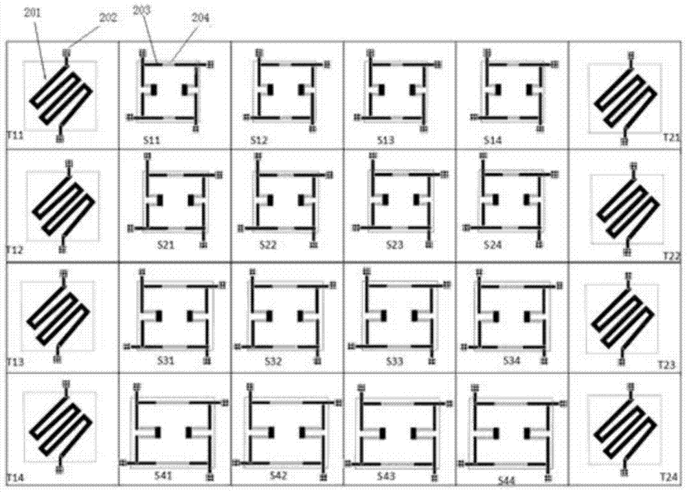 A multi-range array pressure sensor chip and its detection method