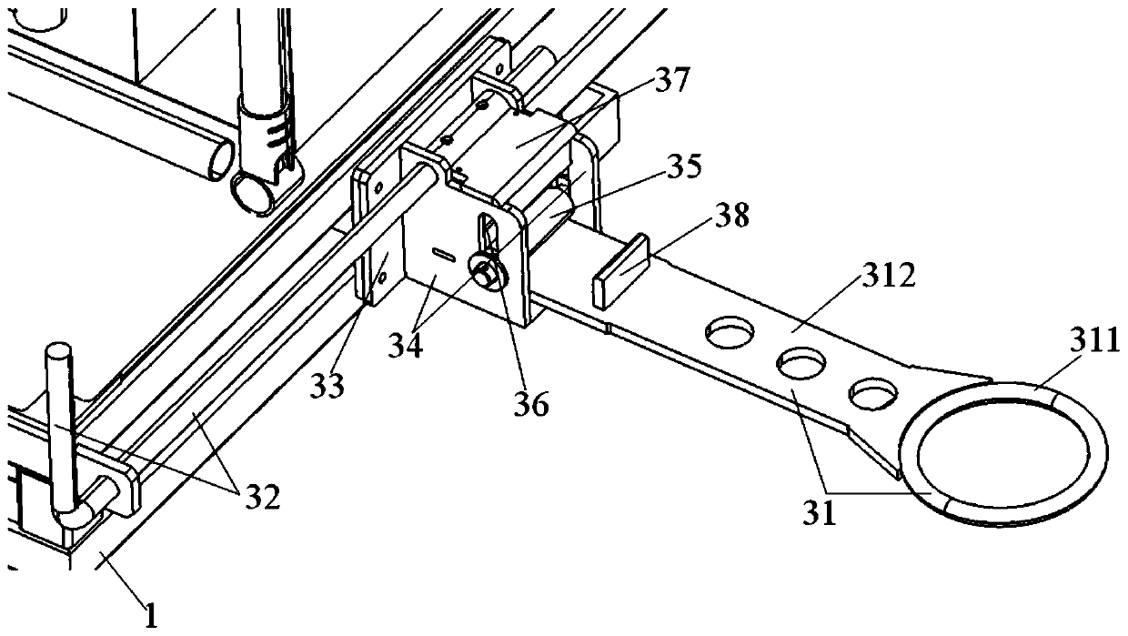 Production line accompanying material car and use method thereof