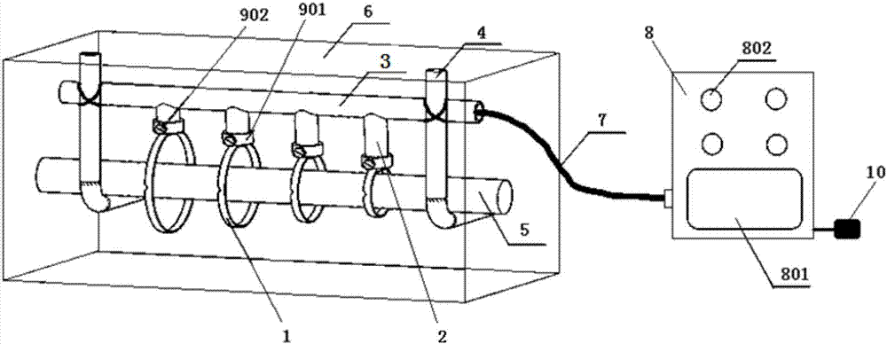 Monitoring device and monitoring method for corrosion rate of steel rebar in reinforced concrete structure