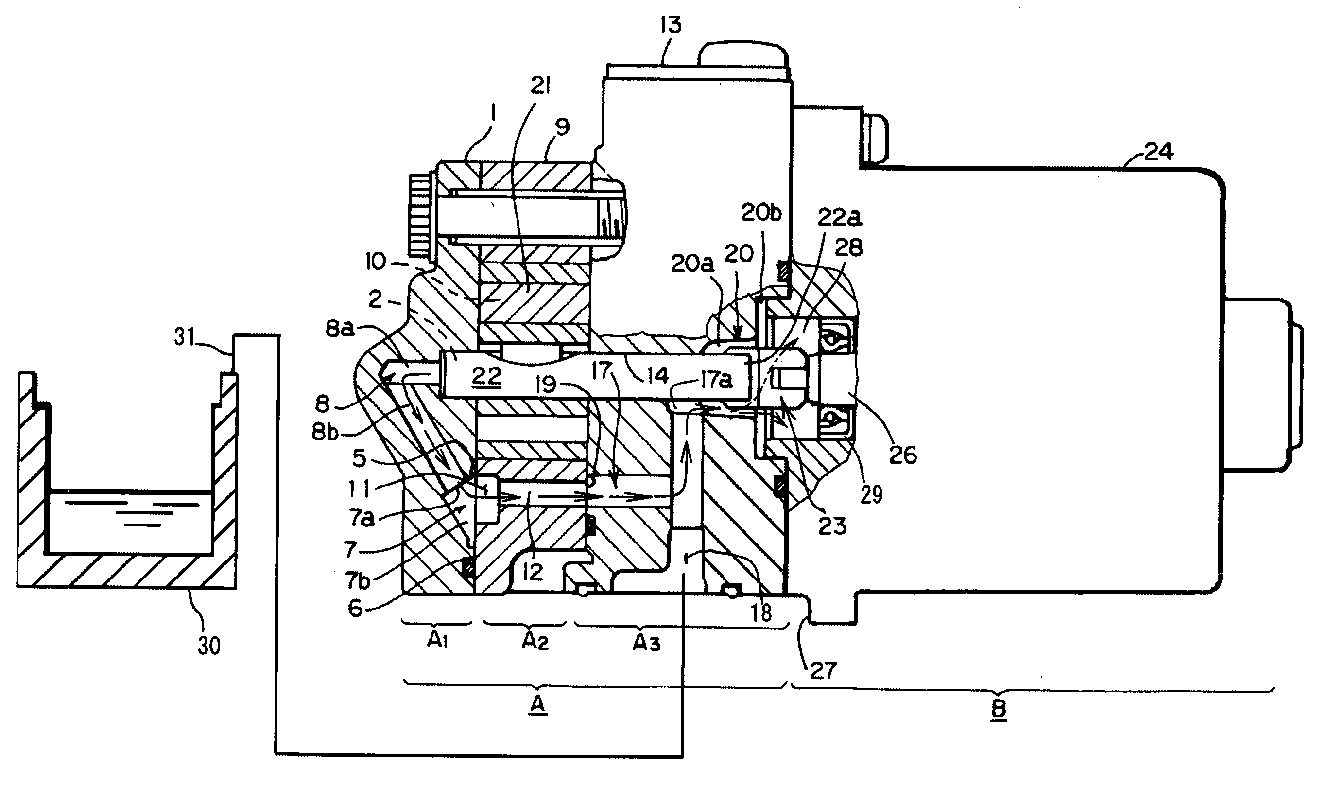 Electric oil pump