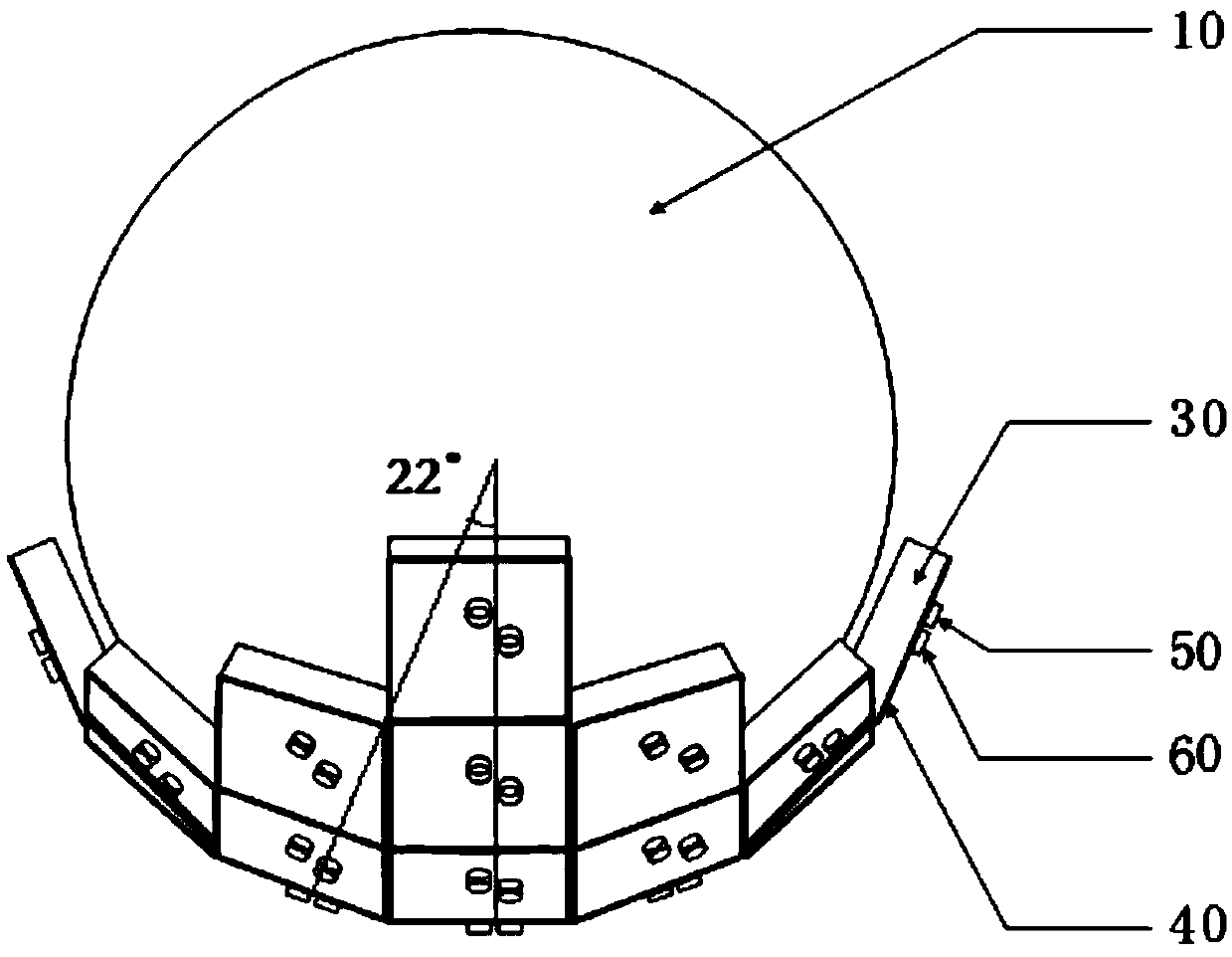 Luneberg lens, low-profile array antenna based on Luneberg lens array and satellite antenna