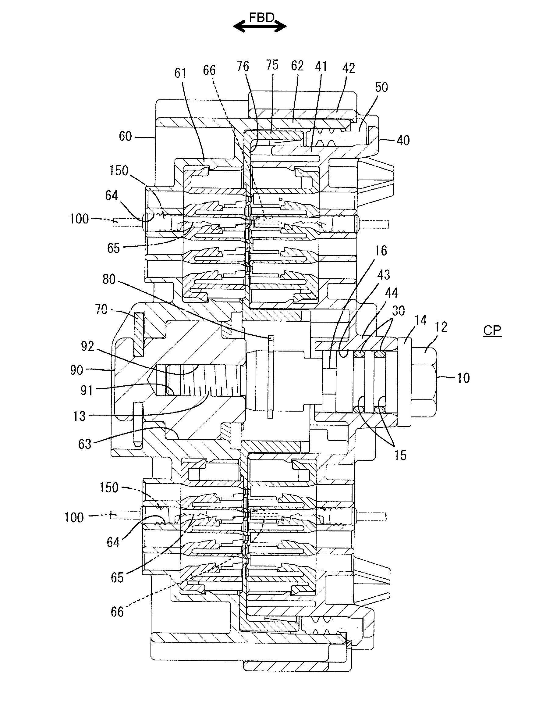 Connector connecting bolt, connector and connector assembly