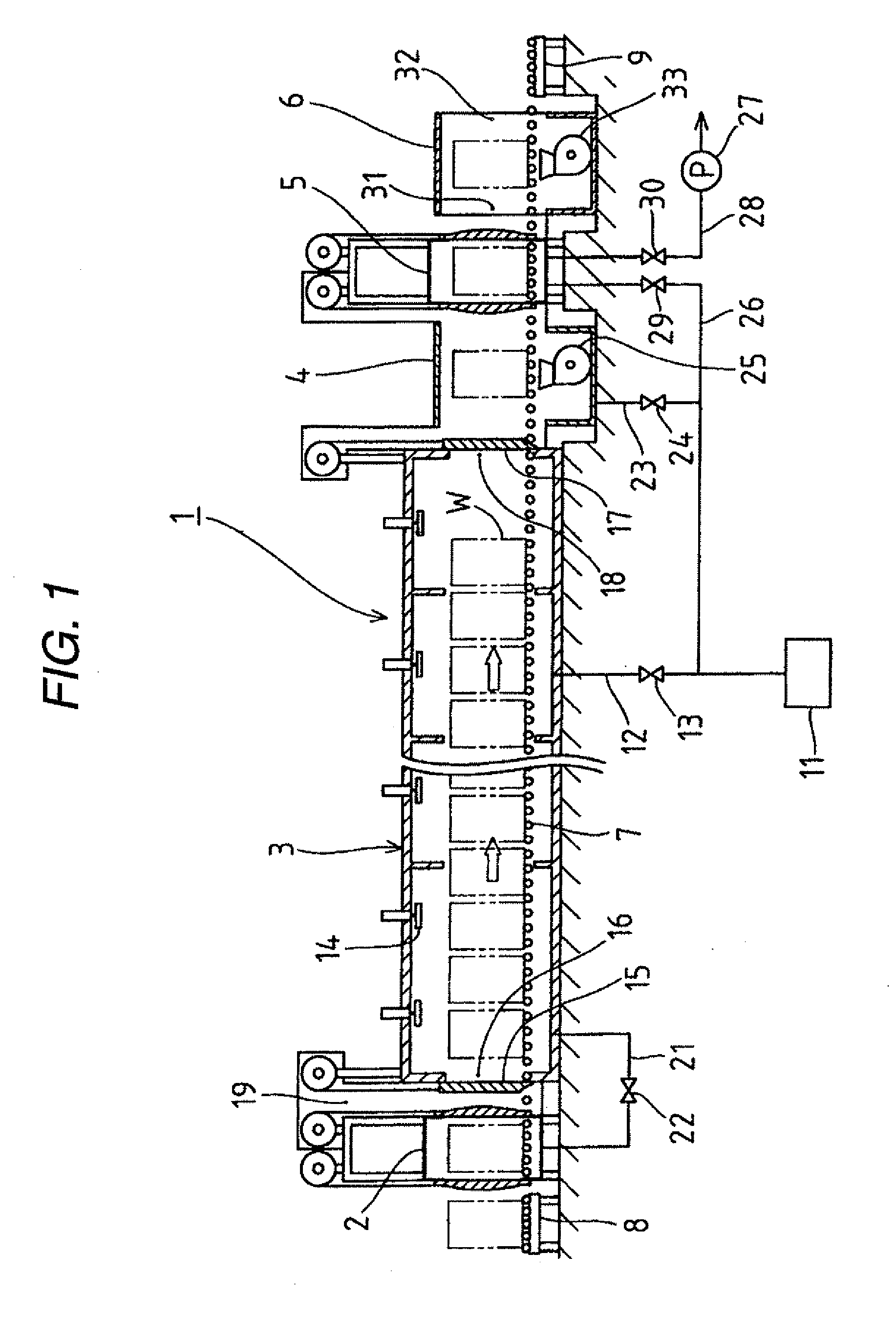 Continuous heat treatment furnace