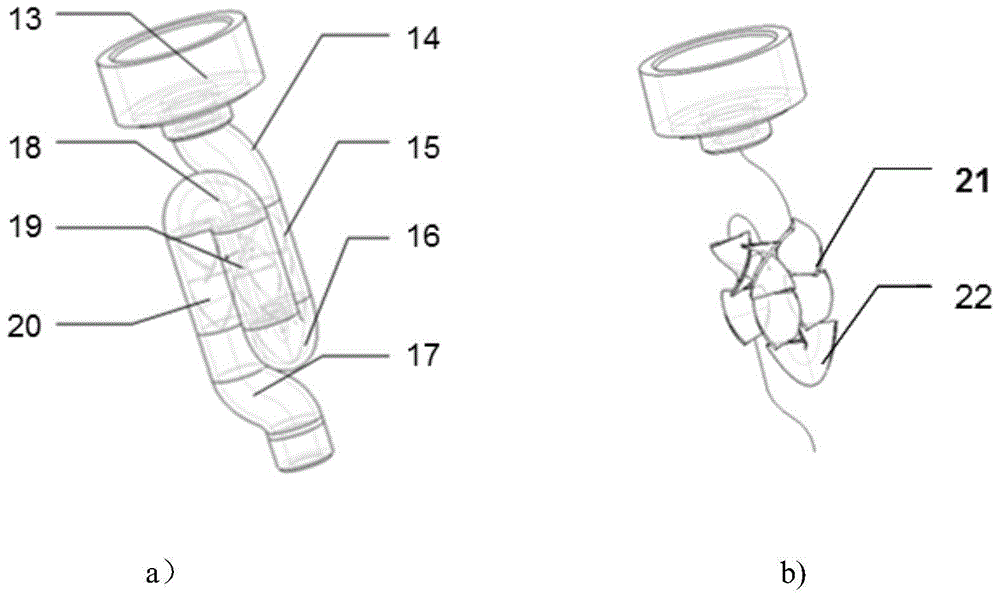 Print nozzle system and mixed spraying printing technology of adjustable soft hollow tube support